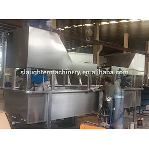 China good brand semi automatic poultry feather removing scalding slaughterhouse machinery