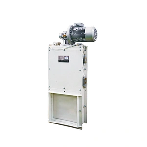 manual, electrical Pneumatic slide gate for feed pellet production line with SC ISO SGS