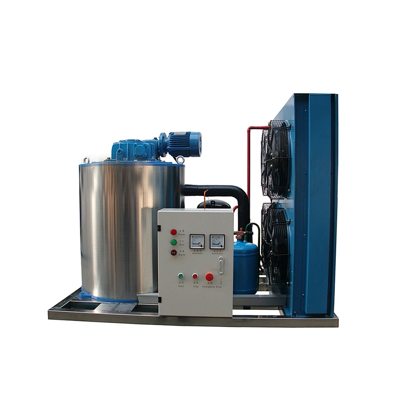 2019 year hot sale 1000kg 2T, 5T 10T, 20T cold roomuse ice making flaker machine  for chicken spiral chiller