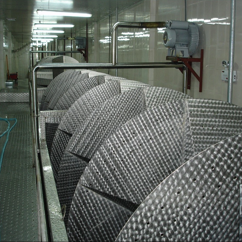 top brand european standard poultry farm broiler abattoir screw chiller machine for chicken slaughterhouse