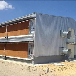 Chicken Shed Poultry Farm Ventilation Cooling PAD