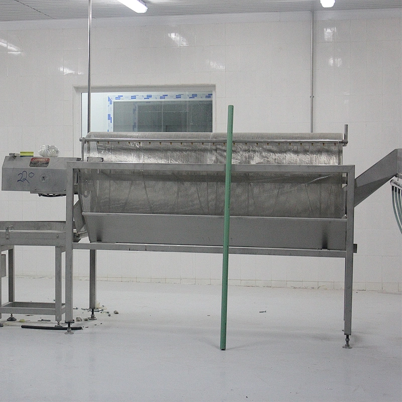 Customized Complete chicen farm turnkey project slaughterhouse processing plant feather and water sperator machinery