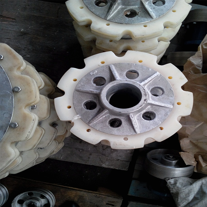small capacity halal poultry chicken slaughterhouse butcher conveyor line nylon wheel accessories for slaughterhouse