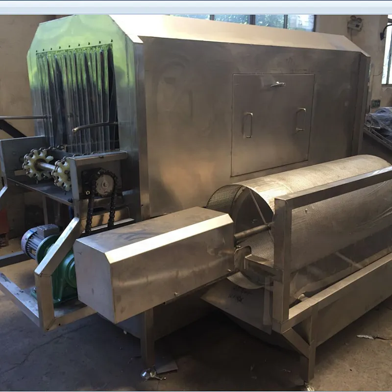 2019 Small Chicken Slaughtering scalding Defeathering Quail Poultry Processing Plant crate washer Machine