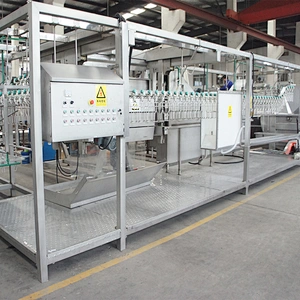 small capacity 300bph 200bph 500bph full automatic compact  poultry slaughtering production line for broiler farm use