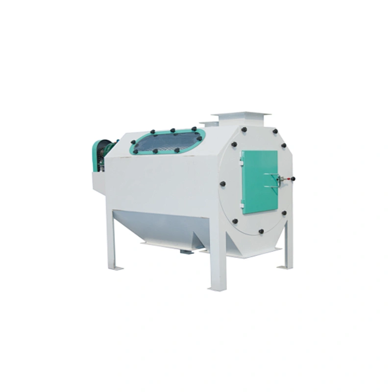 Superior quality good effect double drum sieving cleaning machine for broiler feed mill pellet  production line