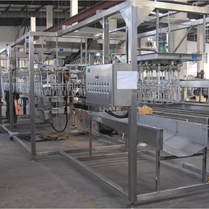 small capacity 300bph 200bph 500bph full automatic compact  poultry slaughtering production line for broiler farm use