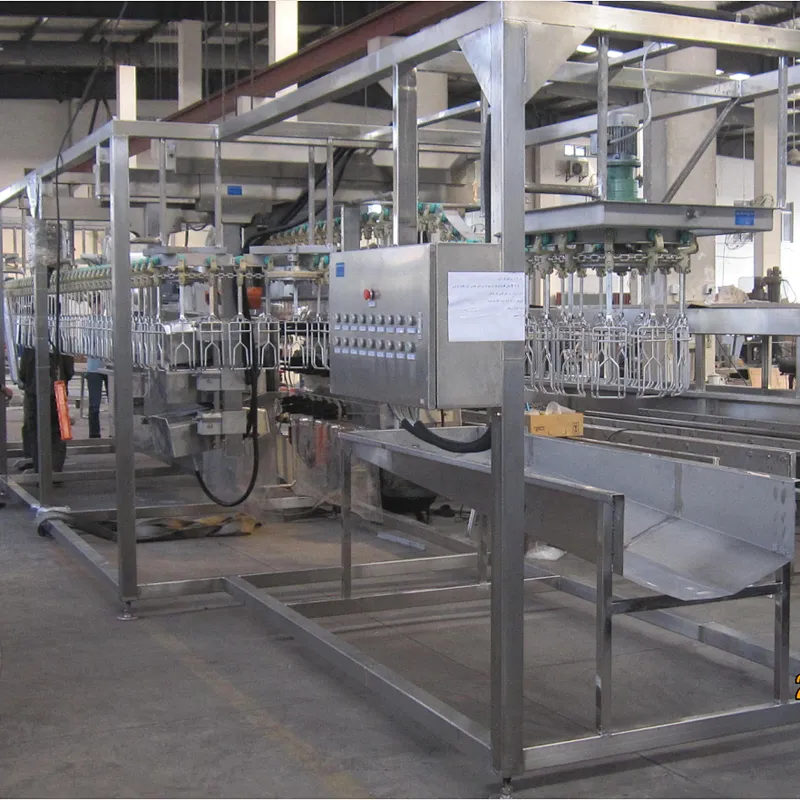 small capacity 300bph 200bph 500bph full automatic compact  poultry slaughtering production line for broiler farm use
