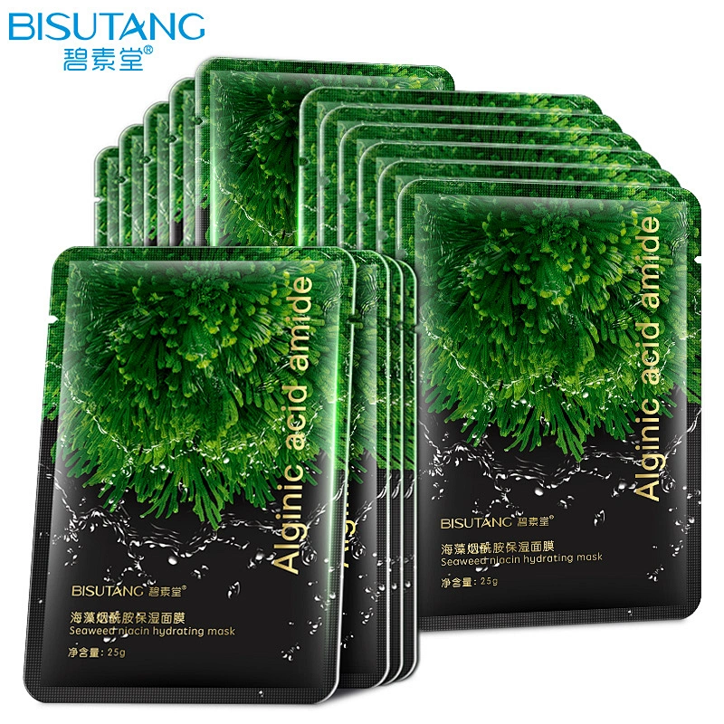 Nicotinamide Natural Pure Seaweed Mask for Face Care Whitening Contractive Pore Algae Mask