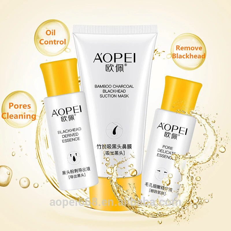 High quality oil control nose toner blackhead remover mask skin care set