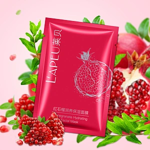 Red pomegranate nourishing hydrating mask natural face pack deep moisturizing facial mask