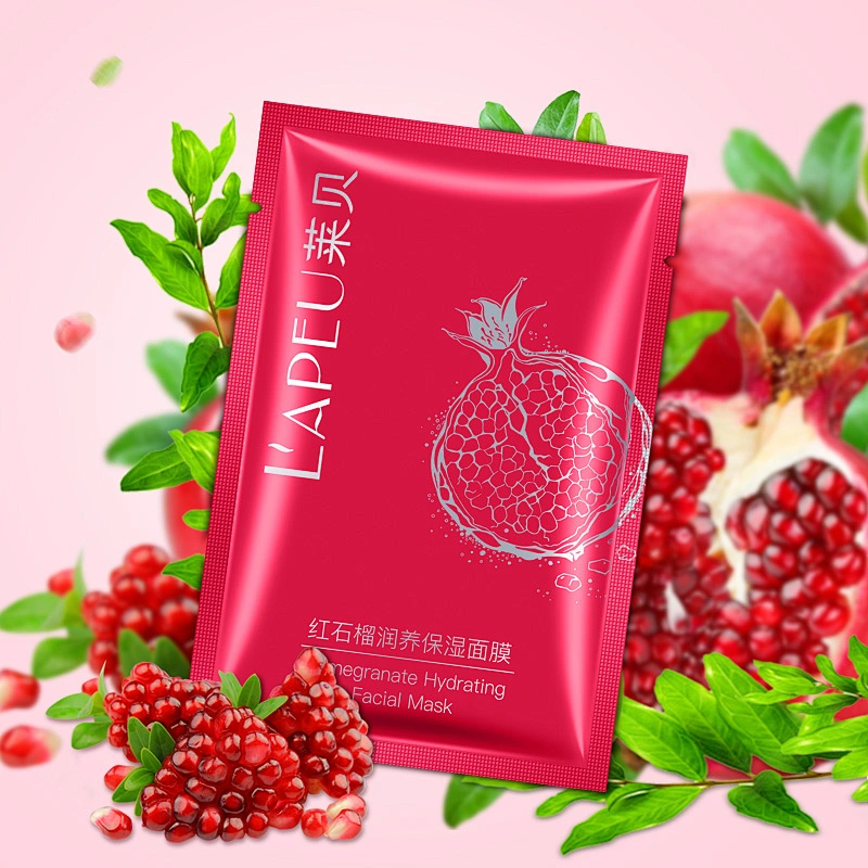 Red pomegranate nourishing hydrating mask natural face pack deep moisturizing facial mask