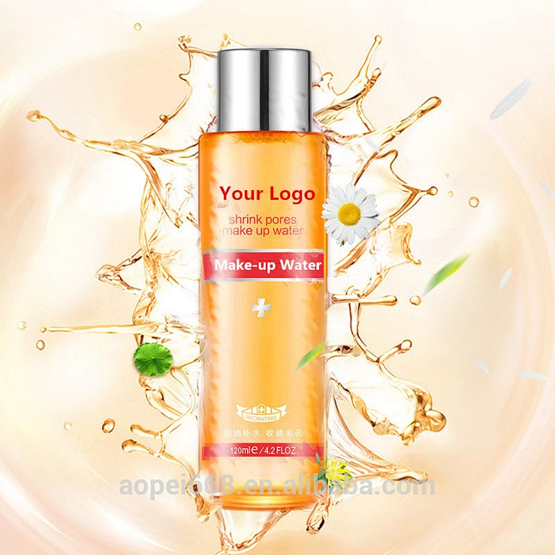 Most popular professional shrink pores cosmetic liquid make up remover cleanser water