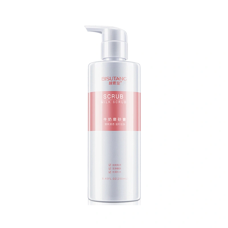 OEM Factory supply natural body scrub helps with stretch marks milk exfoliating scrub