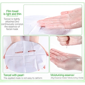 Goat milk hydrating and nourishing nonwoven face mask