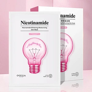 OEM Custom Skin care Facial mask sheet Niacinamide whitening moisturizing face mask