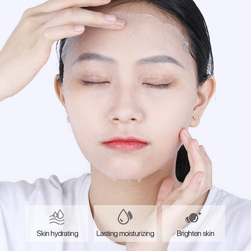 OEM Custom Skin care Facial mask sheet Niacinamide whitening moisturizing face mask