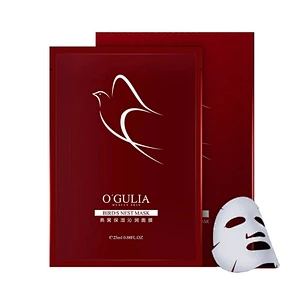 Private label Natural collagen birds nest silk protein facial face mask