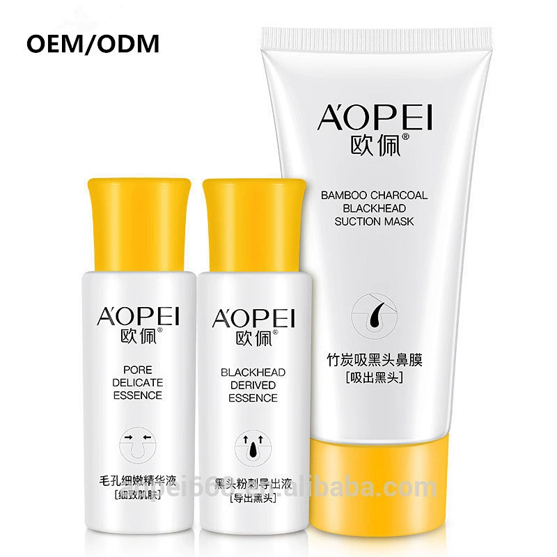 High quality oil control nose toner blackhead remover mask skin care set