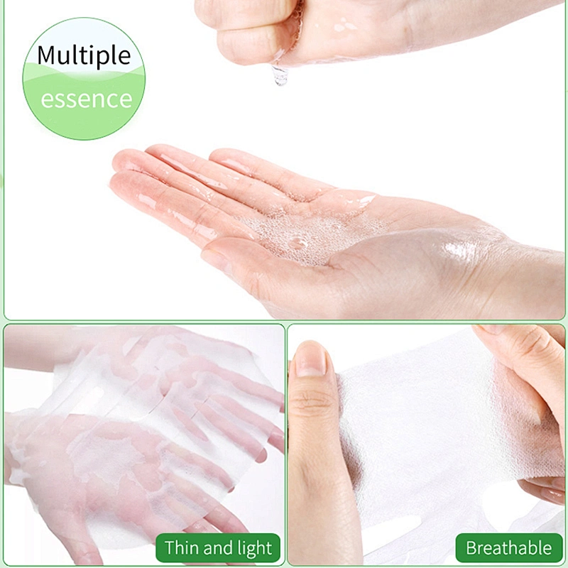 Natural silk sheet mask private label moisturising hyaluronic acid mask
