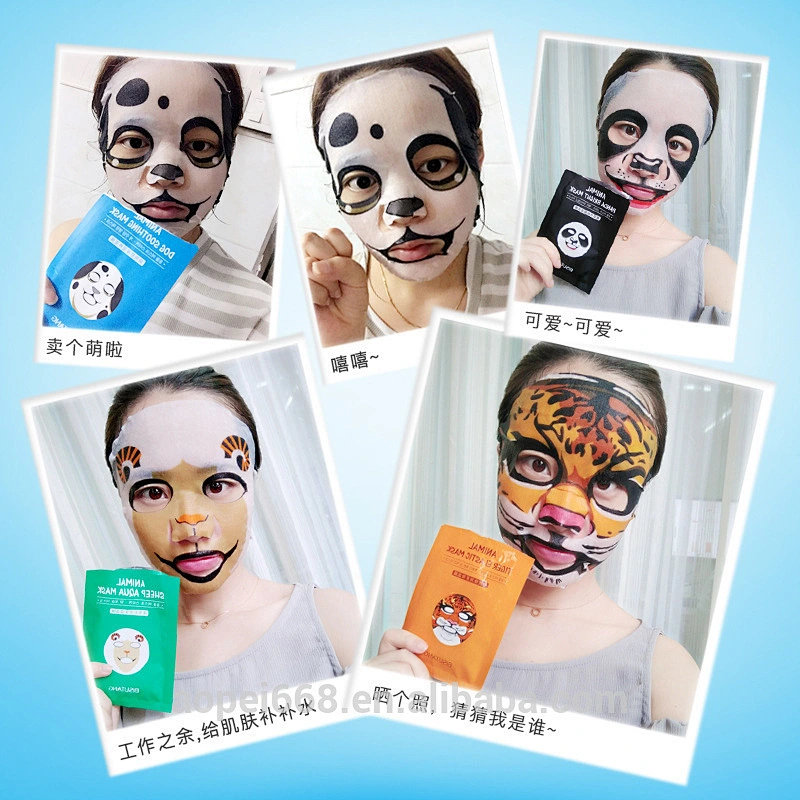 Best sale moisturizing facial face mask hydrating anti-dry animal facial mask