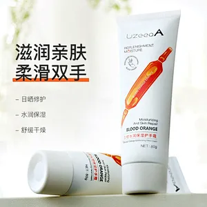 Private label natural herbal organic blood orange extract hand lotion cream for hands