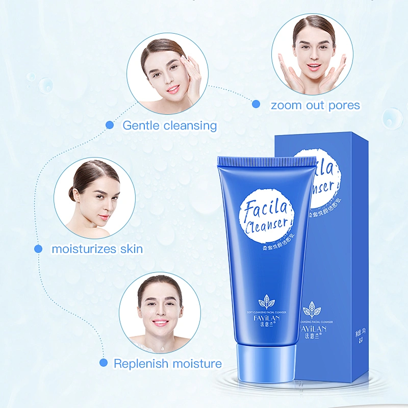Wholesale Face care mild cleanser Refreshing moisturizing face cleanser Deep gentle cleansing facial cleanser