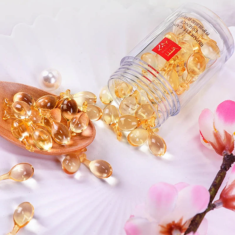 BEILINGMEI Eye Care Remove dark circles Essence Capsule Anti-Aging Eye Egf Capsule Serum