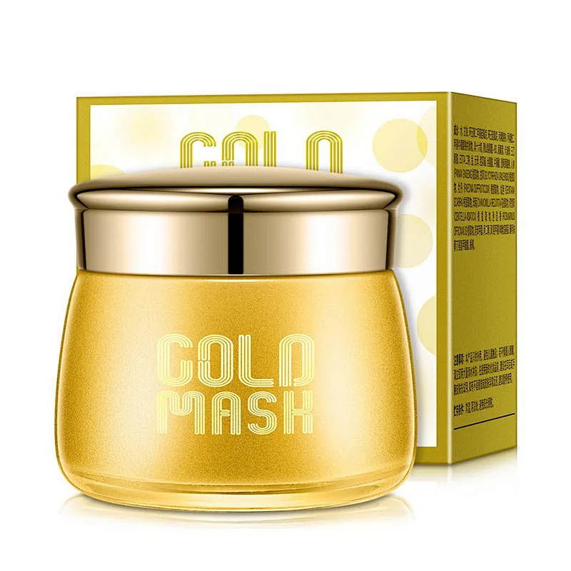 GMP Certification factory private label facial care ginseng essence bio collagen gold face mask