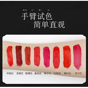 Wholesale Cruelty Free Lipstick Customized velvet matte lipstick private label Long lasting liquid lipstick