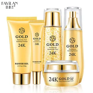 Anti-aging Peptide Anti-Wrinkle Essence 24K Gold Essence Polypeptide Protein 5 Pcs Skin Care Sets