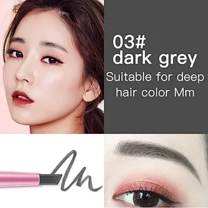 Wholesale multi colors vegan natural eyebrow pencil waterproof custom private label thin brow pencil