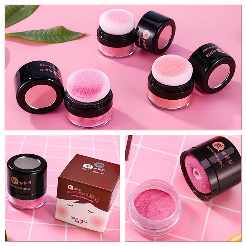 Private label cosmetics single blush Custom muti colors makeup blush powder