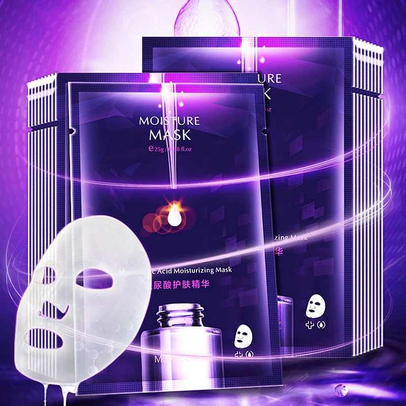 Private label hydrating firming anti-aging new materials superfine fiber mask sheet peeling face mask