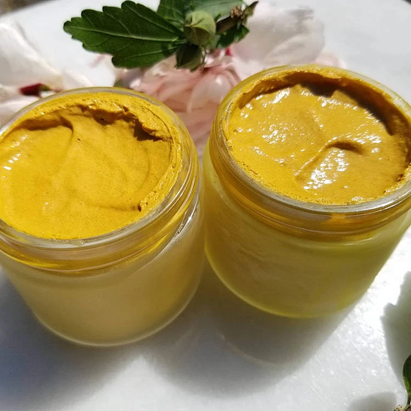 OEM Private label organic bentonite clay mask Whitening anti-aging turmeric mud face mask