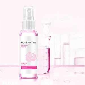 Private label wholesale bulk natural organic pure rose extract active facial mist rose water spray