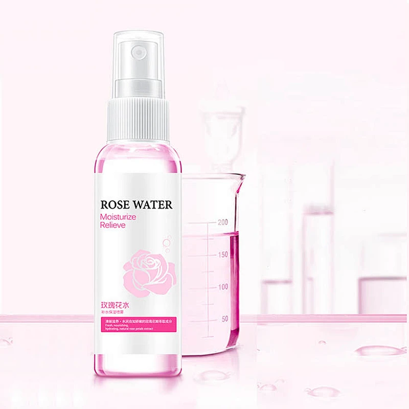 Private label wholesale bulk natural organic pure rose extract active facial mist rose water spray