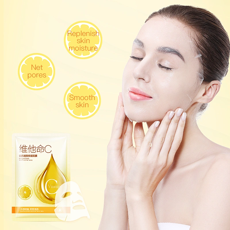 OEM ODM Private label Popular Vitamin C Moisturizing Facial Mask for Skin Whitening