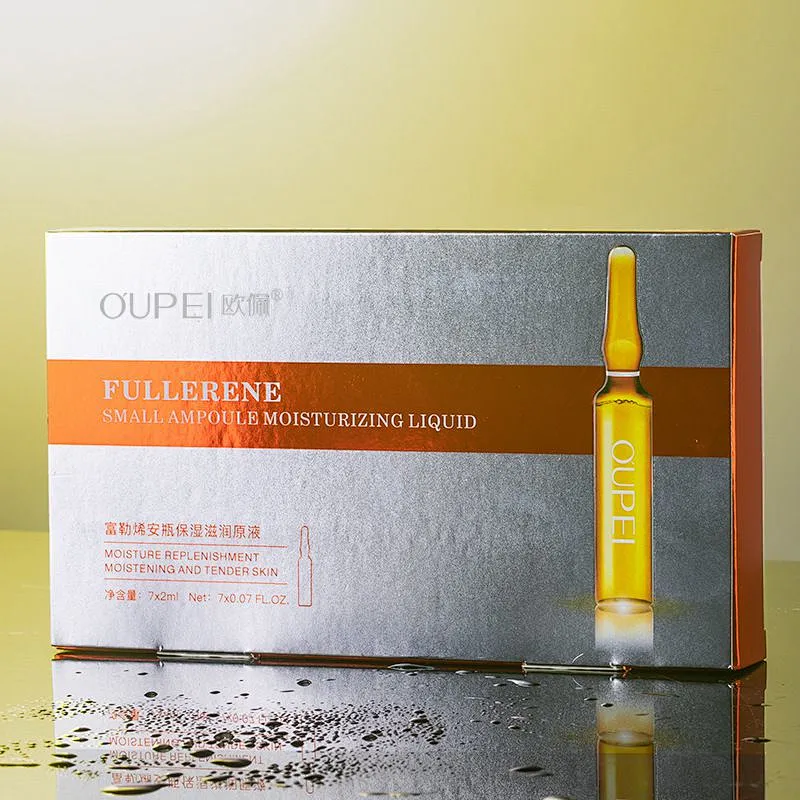 OEM custom ginseng face serum hexapeptide hyaluronic acid ampoule serum