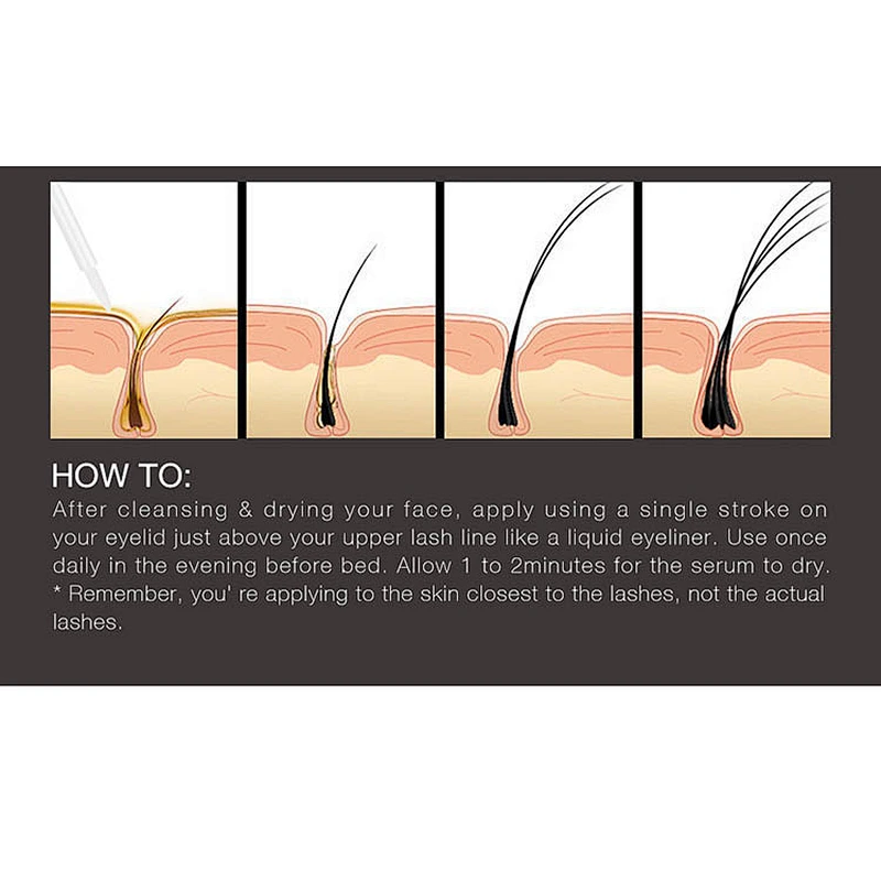 Wholesale Private label eyelash extension enhancer Custom natural organic eyelash growth serum