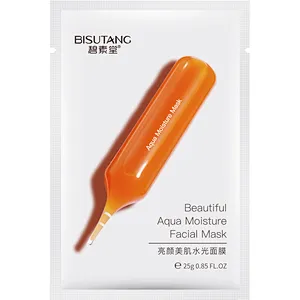 Wholesale Private Label Blood Orange Extract Moisturizing Face Sheet Mask for Beauty