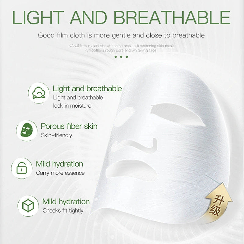 Skin whitening organic face mask liposome hyaluronic acid protein silk facial mask