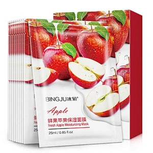 OEM Moisturizing Nourishing Fresh Fruit Facial Mask Hyaluronic Acid Brightening Face Mask Sheet