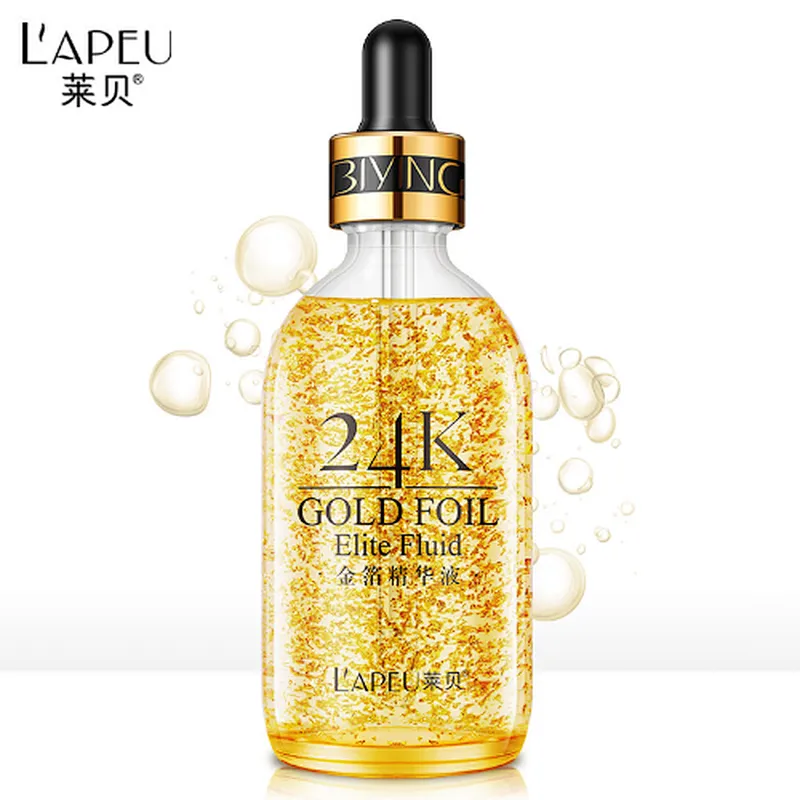 LAPEU wholesale skin care anti wrinkle facial essence private label 24k gold serum