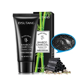 Bamboo Black Mask Acne Treatment Blackhead Remover Peel Off Black Head Anti Acne Charcoal Face Mask Skin Care 60g
