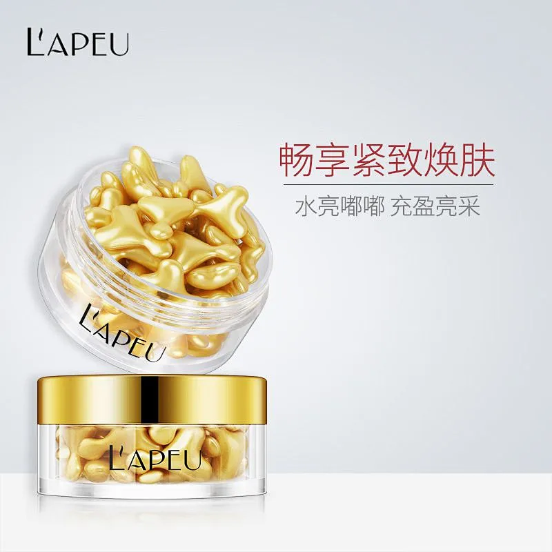 OEM custom anti wrinkle serum Revitalize moisturizing sheep placenta capsules face serum
