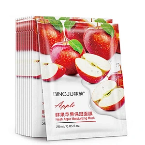 OEM Moisturizing Nourishing Fresh Fruit Facial Mask Hyaluronic Acid Brightening Face Mask Sheet
