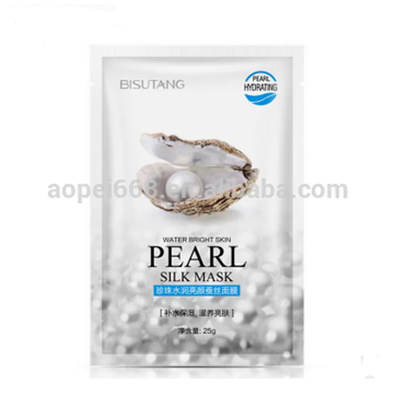 OEM/ODM/OBM High grade brightening and hydrating pearl essence facial mask