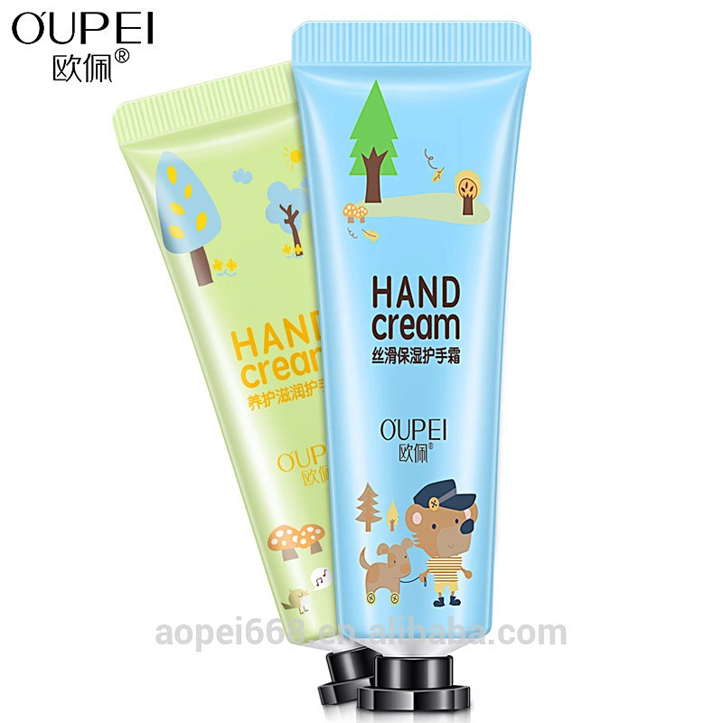 Cute cartoon design hand cream for dry hands softening cream for kid