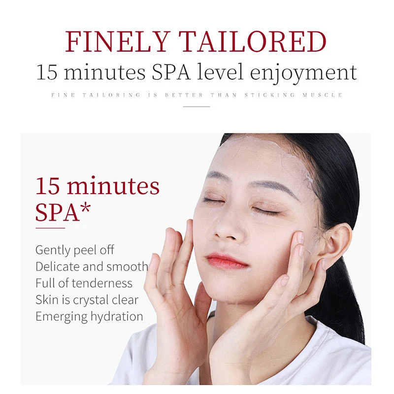 AOPEI wholesale anti-aging nourishing skin Bird's nest natural silk facial mask